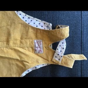 Long overalls in velvet